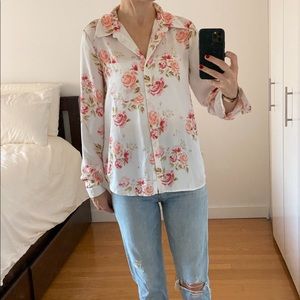 Revolve L’Academie Floral Print Blouse